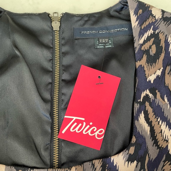 Abstract Pattern French Collection Dress - Picture 6 of 6